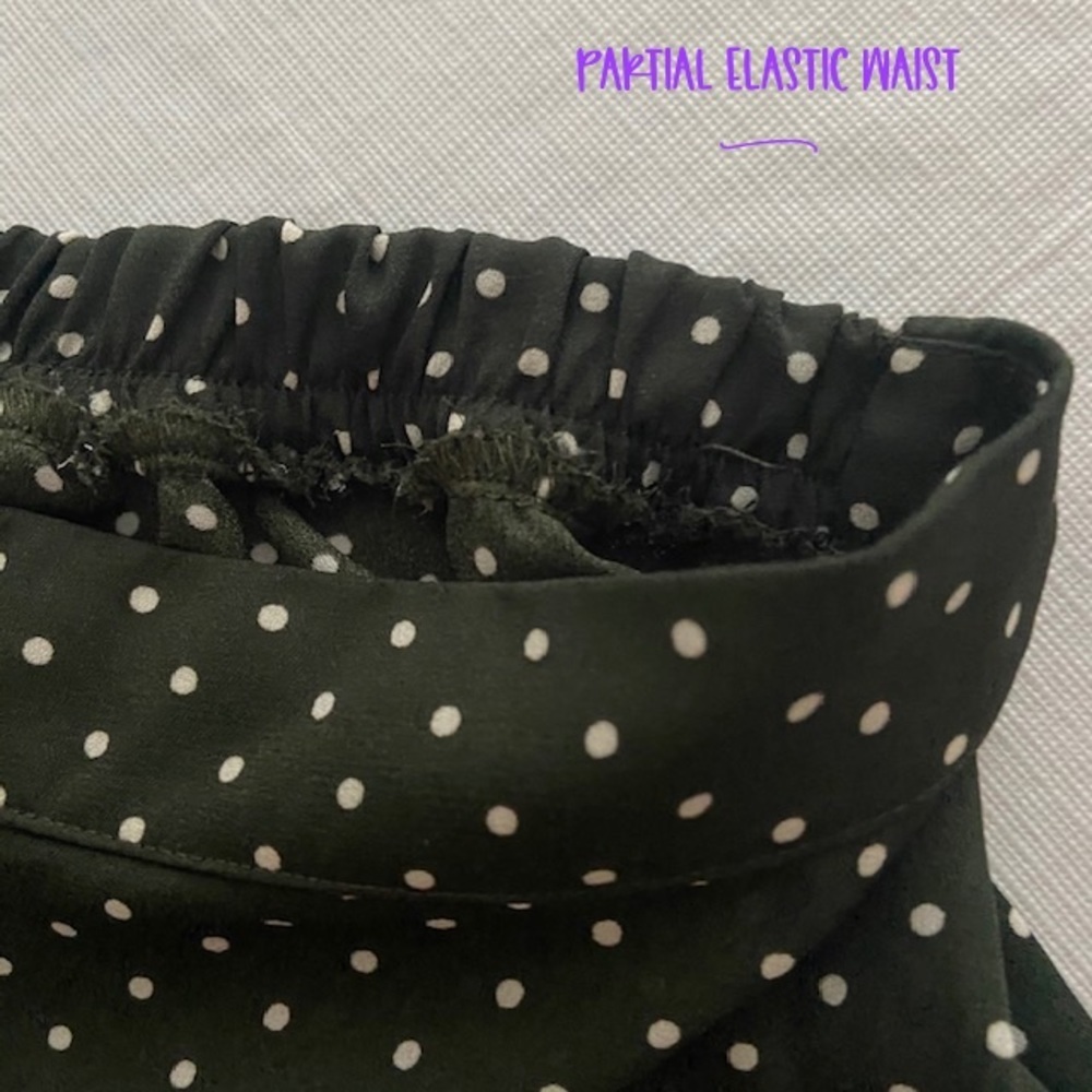 Sage the Label Green Polka Dot Wide‎ Leg Pants - Picture 3 of 4